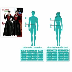 Costume per Adulti Vampiro Donna Adulti Taglia  XS/S 