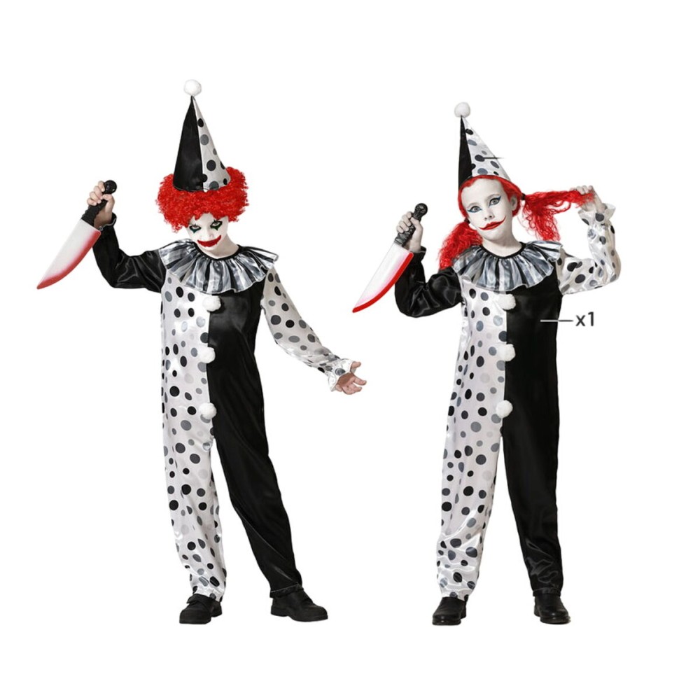 Costume per Bambini Grigio Pagliaccio Per bambini Taglia  3-4 Anni 