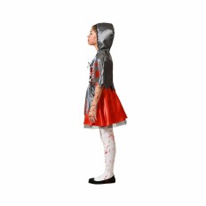 Costume per Bambini Cappuccetto Rosso Sanguinario Taglia  7-9 Anni 