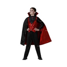 Costume per Bambini Rosso Vampiro Bambini Taglia  7-9 Anni 