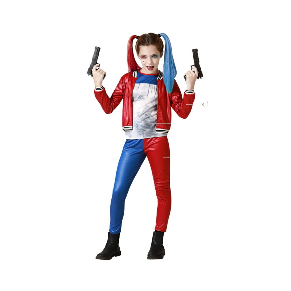 Costume per Adulti Azzurro Arlecchino Sanguinario Per bambini Taglia  3-4 Anni 