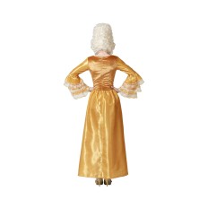 Costume per Adulti Dorato Cortigiana Donna Taglia  M/L 