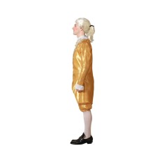 Costume per Adulti Dorato Cortigiano Taglia  M/L 