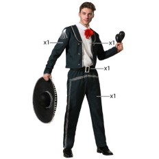 Costume per Adulti Mariachi Taglia  XL 