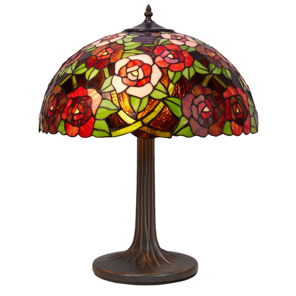 Lampada da tavolo Viro New York Rosso Zinco 60 W 45 x 62 x 45 cm    