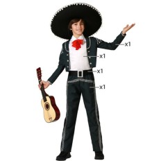 Costume per Bambini Mariachi Taglia  7-9 Anni 