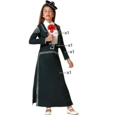 Costume per Bambini Mariachi Bambina Taglia  7-9 Anni 