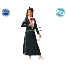 Costume per Bambini Mariachi Bambina Taglia  7-9 Anni 