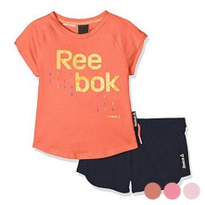 Completo Sportivo per Bambini Reebok G ES SS Arancio Taglia  5 anni 