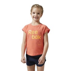 Completo Sportivo per Bambini Reebok G ES SS Arancio Taglia  5 anni 