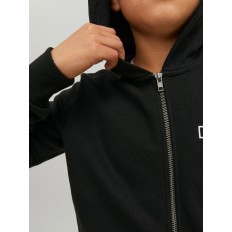 Felpa con Cappuccio Bambino Jack & Jones JCOSPACE LOGO SWEAT 12221210 Nero Taglia  10 anni 