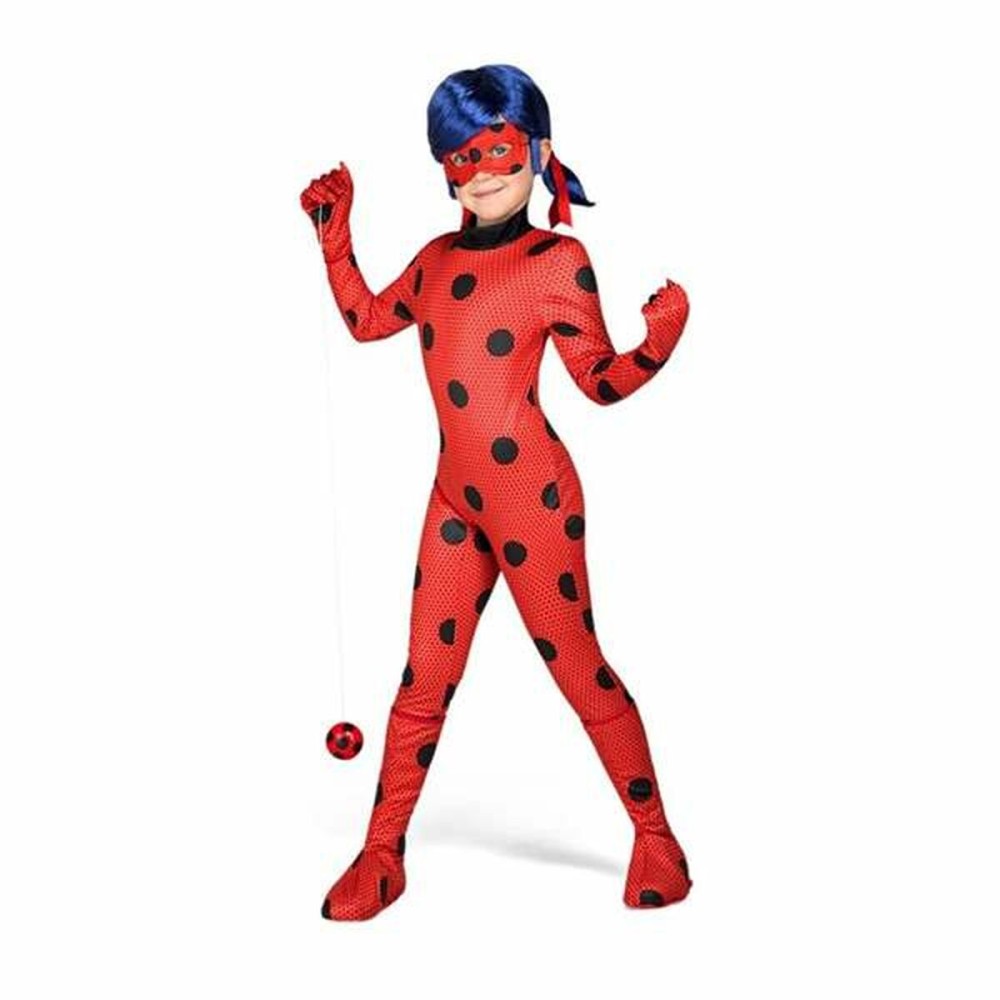 Costume per Bambini Lady Bug 7 Pezzi Taglia  Taglia - 4-5 Anni 