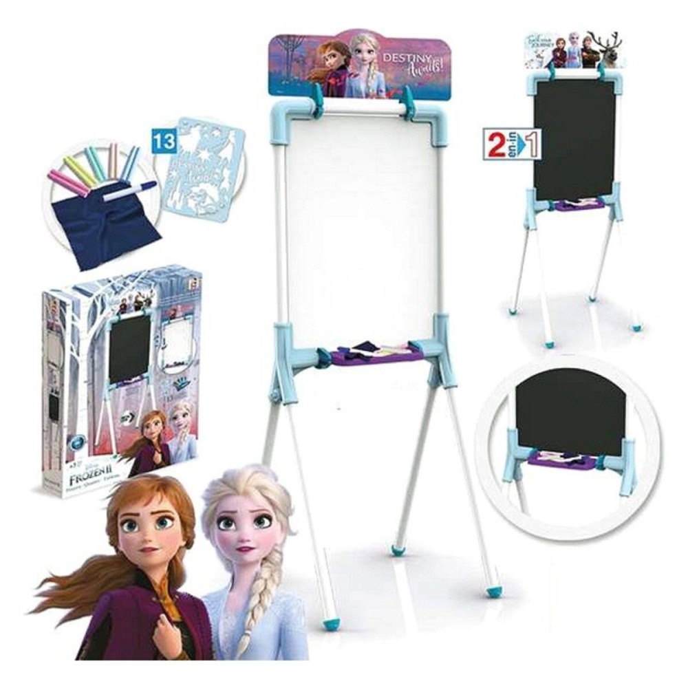 Lavagna 2 in 1 Frozen 2 Chicos (12 pcs) (37 x 32 x 98 cm)    