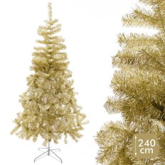 Albero di Natale Dorato Metallo Plastica 240 cm    