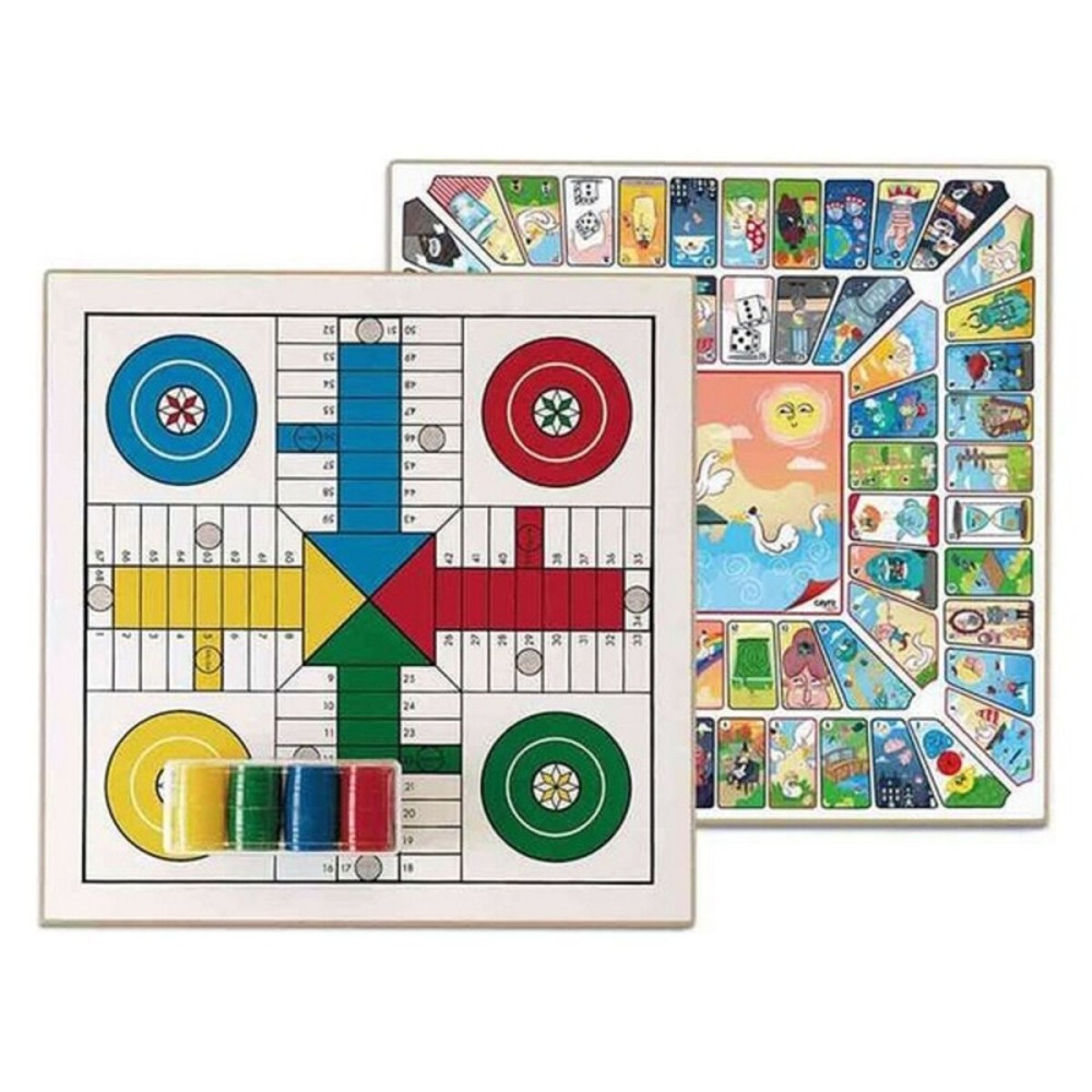 Tabellone per Parcheesi e Gioco dell'Oca Cayro T-131/A    