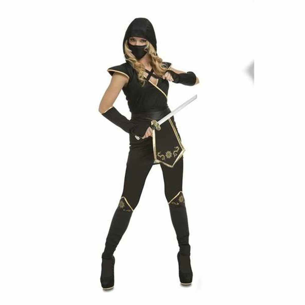 Costume per Adulti My Other Me Ninja Nero Taglia  XS 