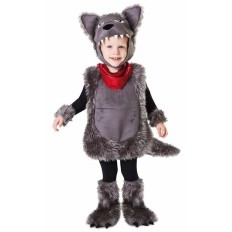 Costume per Bambini My Other Me Lupo 4 Pezzi Taglia  5-6 Anni 