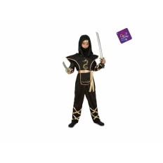 Costume per Bambini My Other Me Ninja 7-9 Anni Nero (4 Pezzi)    