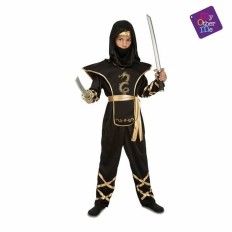 Costume per Bambini My Other Me Ninja 7-9 Anni Nero (4 Pezzi)    