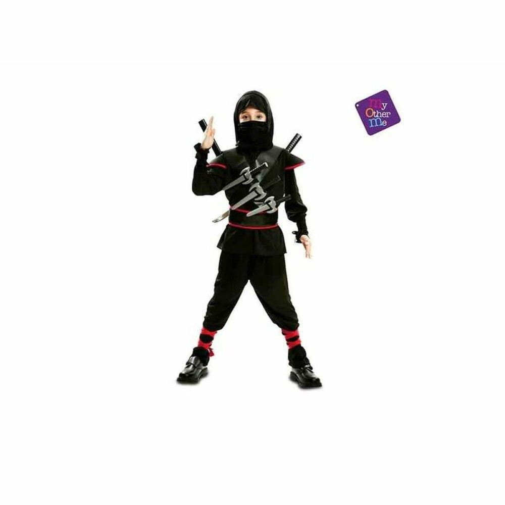 Costume per Bambini Killer Ninja (5 Pezzi) Taglia  10-12 Anni 