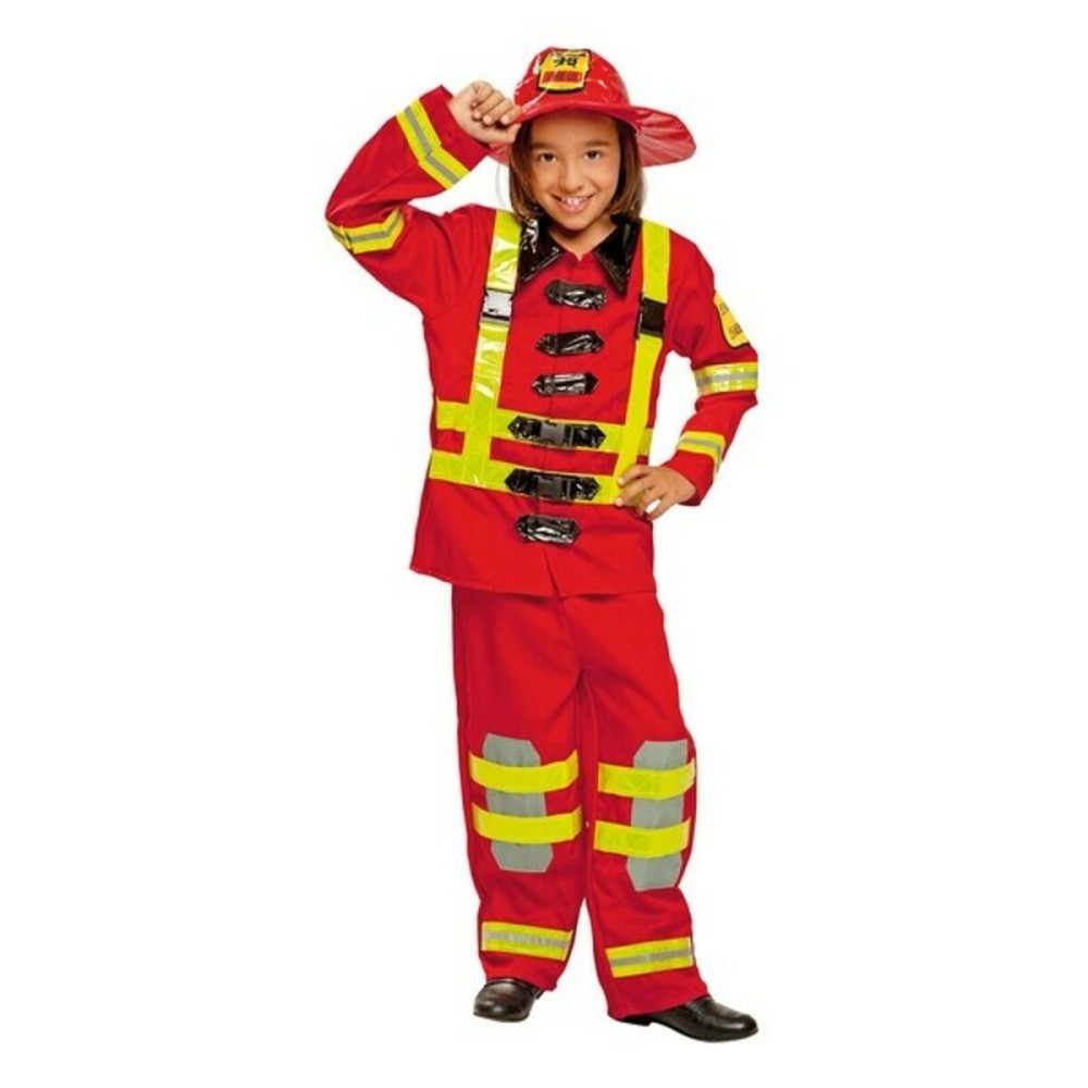 Costume per Bambini Pompiere Rosso    