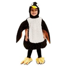 Costume per Bambini Pinguino Bianco/Nero 5-6 Anni (3 Pezzi)    