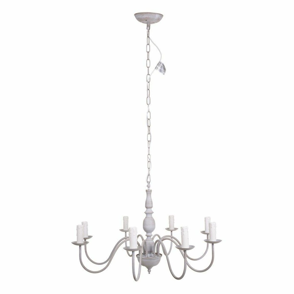 Lampadario Alexandra House Living Bianco Grigio    