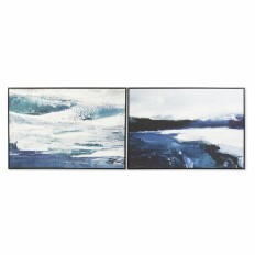 Quadro DKD Home Decor Mare e oceano 122,5 x 4,5 x 83 cm (2 Unità)    