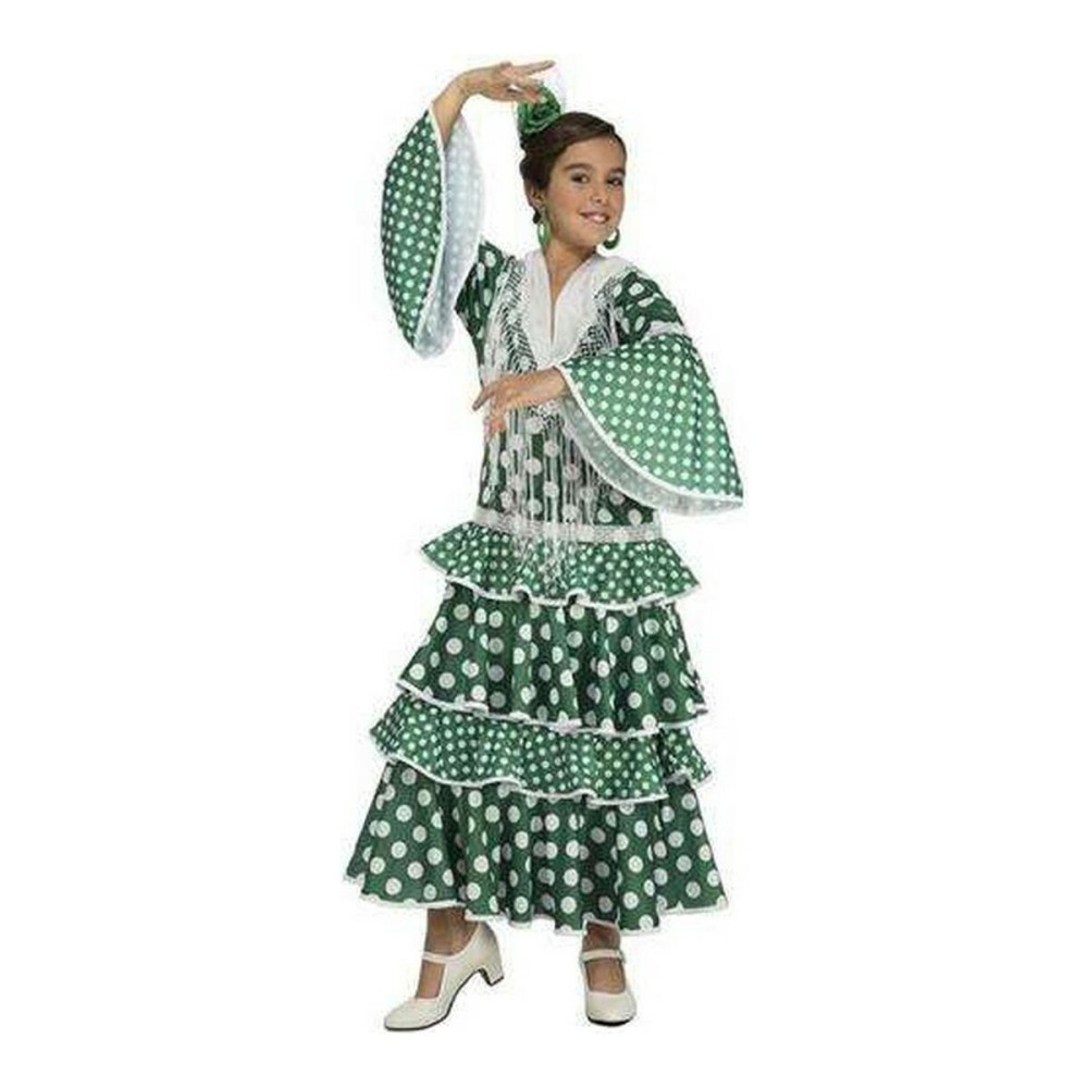 Costume per Bambini My Other Me Giralda Verde Ballerina di Flamenco Taglia  10-12 Anni 