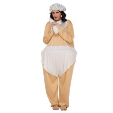 Costume per Adulti My Other Me Neonato Gigante Taglia unica (3 Pezzi)    