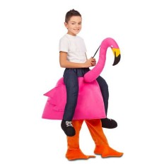 Costume per Bambini My Other Me Ride-On Fenicottero rosa 3-6 anni    