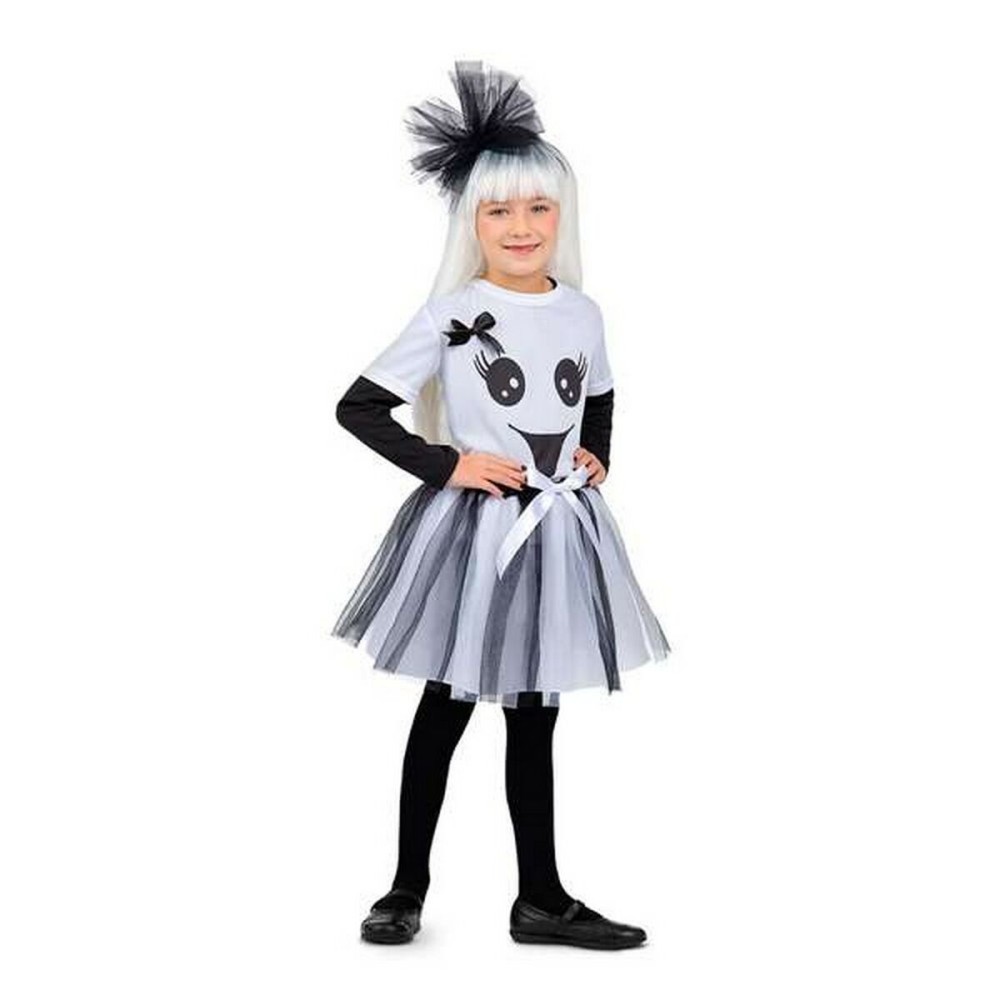 Costume per Bambini My Other Me Fantasma Tutù Grigio (3 Pezzi) Taglia  7-9 Anni 