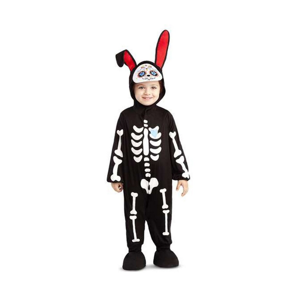 Costume per Bambini My Other Me Coniglio Catrina M Nero (3 Pezzi) Taglia  0-6 Mesi 