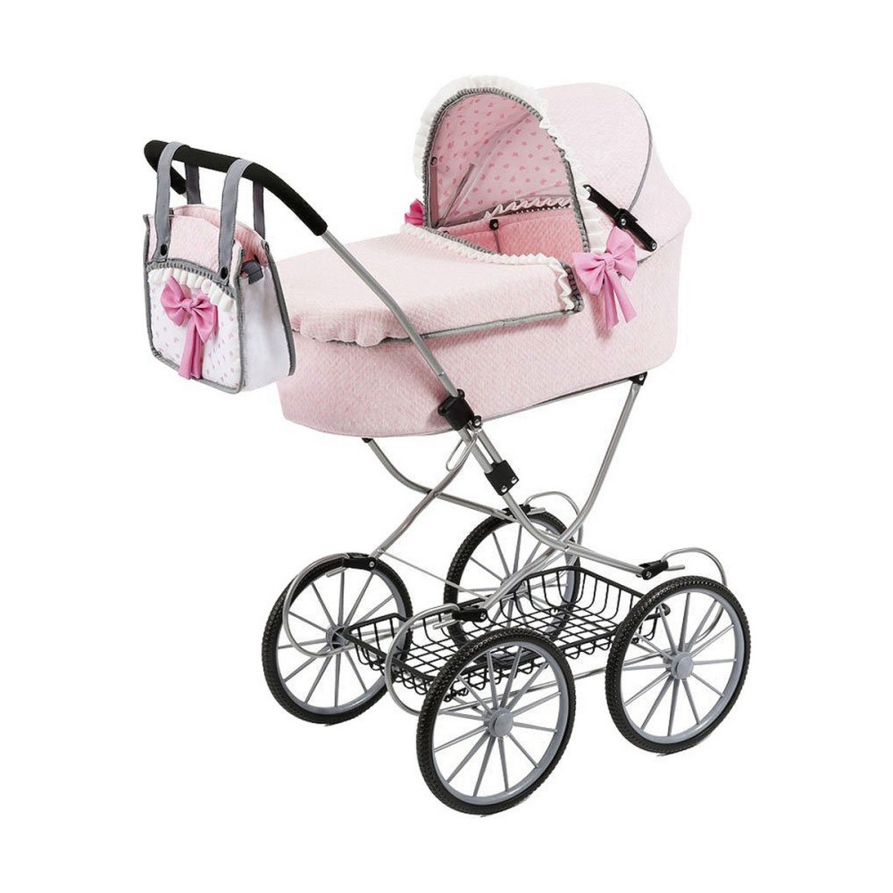 Carrozzina per Bambole Reig Dolls Pram Rosa 64 cm    