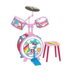 Batteria Musicale Hello Kitty   Plastica    