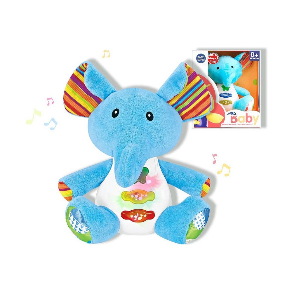 Peluche Musicale Reig Elefante 15 cm    