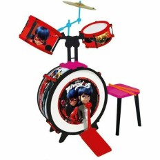 Batteria Musicale Lady Bug Plastica    