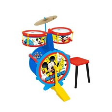 Batteria Musicale Mickey Mouse Panca    