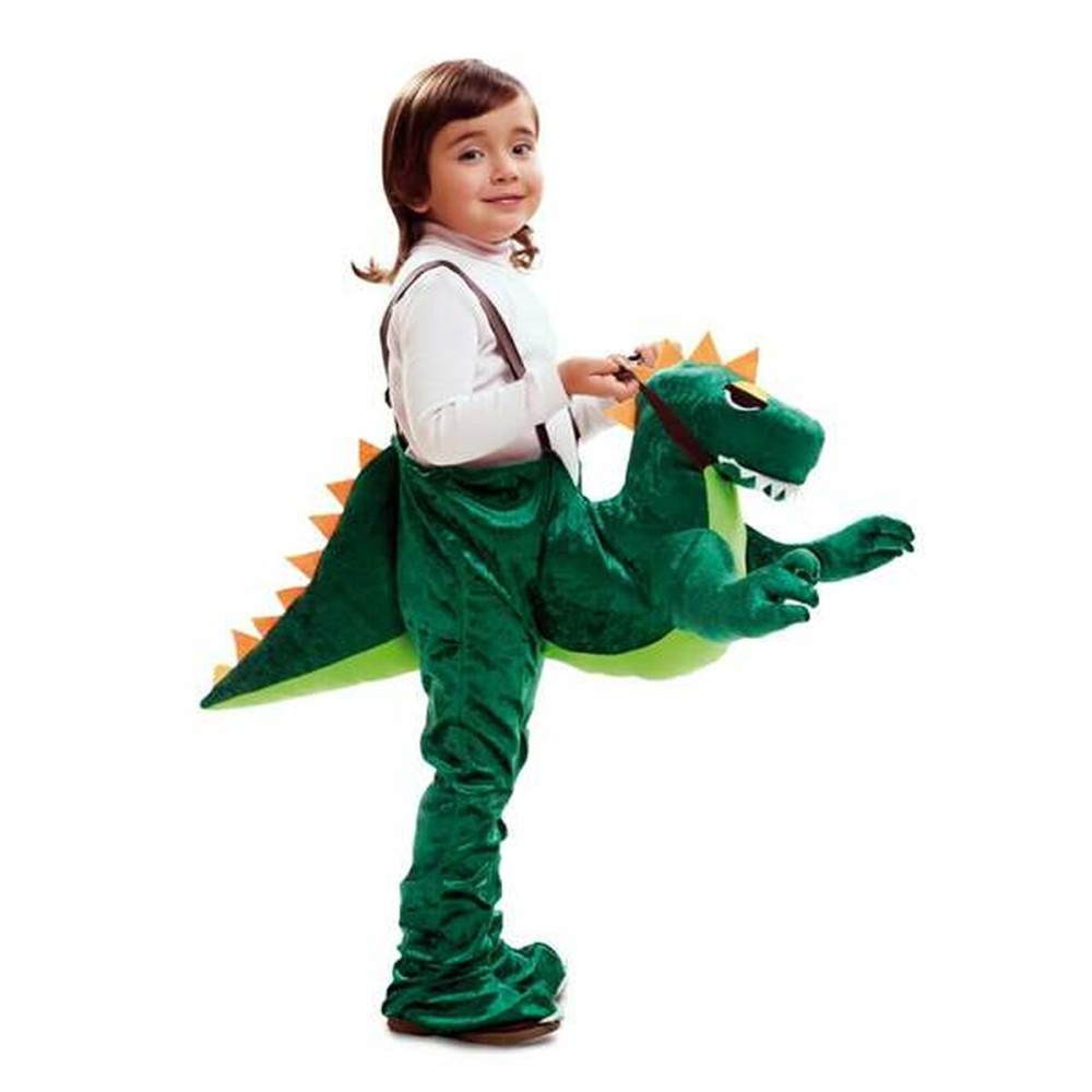 Costume per Bambini My Other Me Dino Rider Verde Taglia  5-6 Anni 