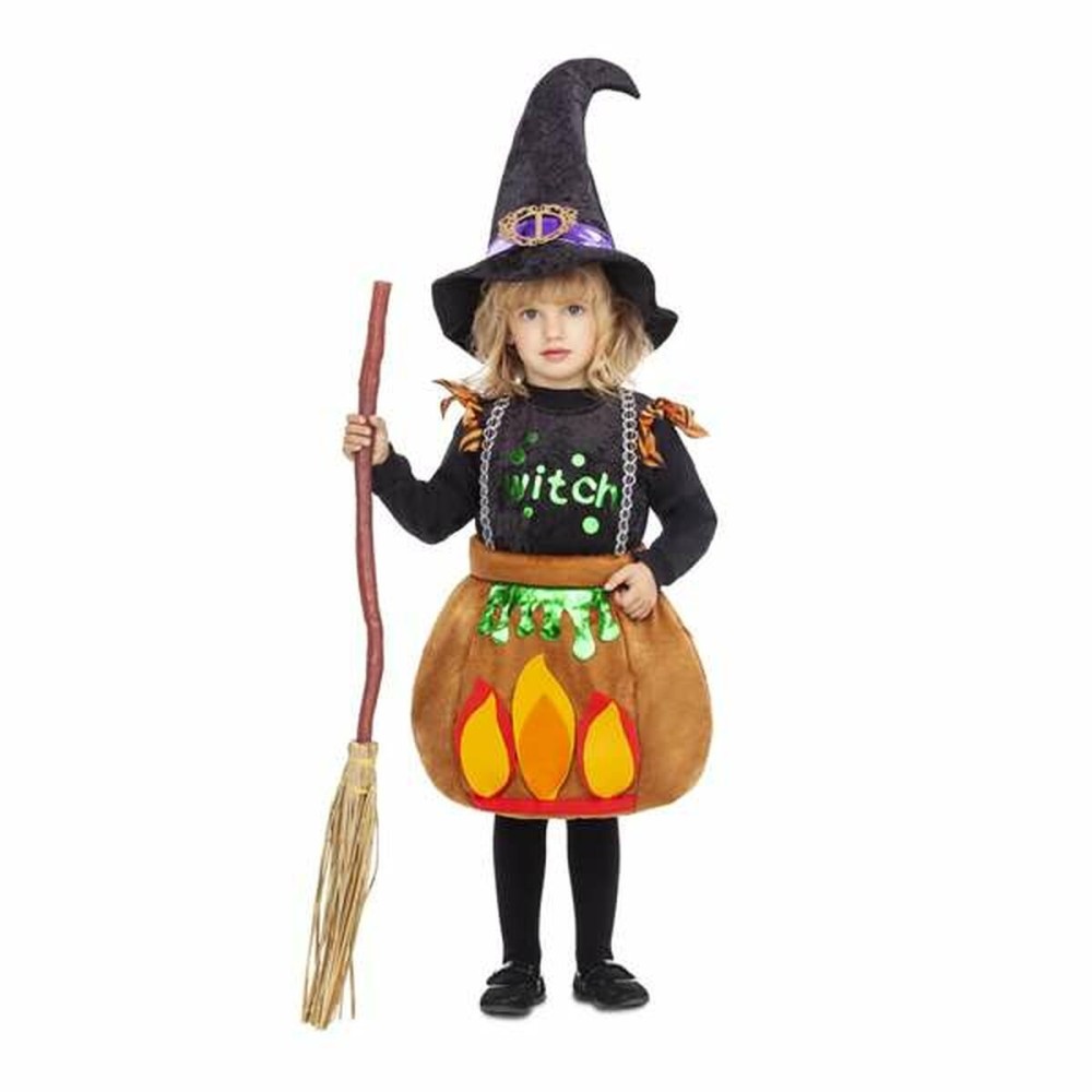 Costume per Bambini My Other Me Nero Strega S 3-4 Anni    