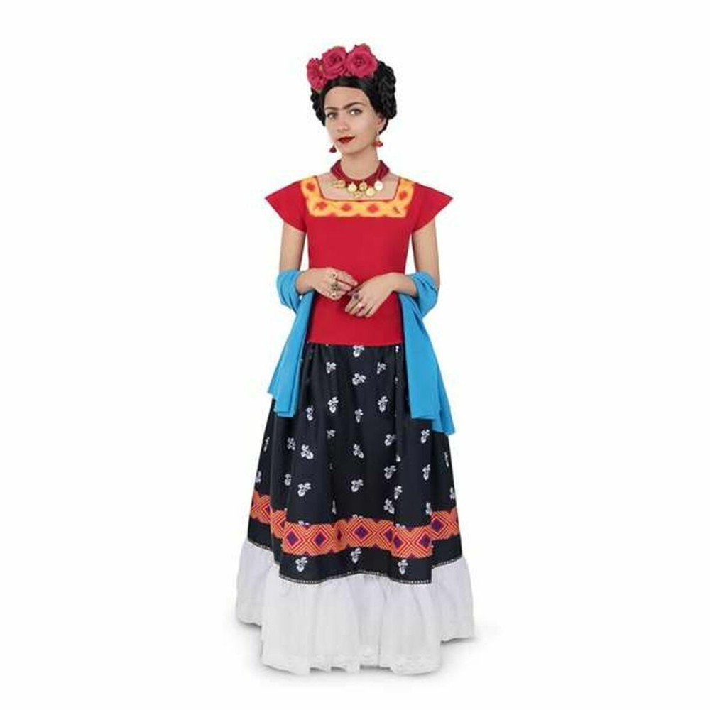 Costume per Adulti My Other Me Frida Kahlo Rosso Taglia  S 