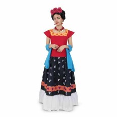 Costume per Adulti My Other Me Frida Kahlo Rosso Taglia  XL 