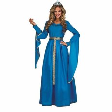 Costume per Adulti My Other Me Azzurro Principessa Medievale 2 Pezzi Taglia  M/L 