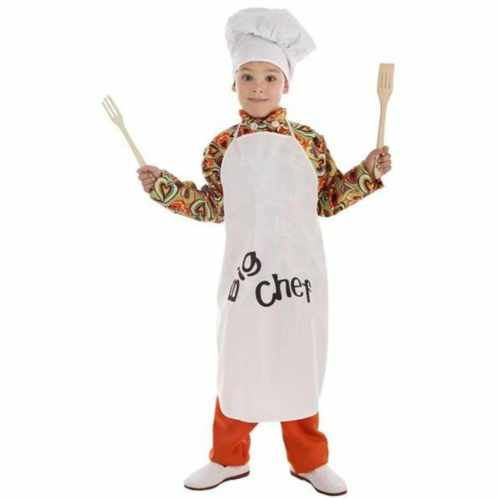 Costume per Bambini Big Chef Cuoco (2 Pezzi) Taglia  3-5 Anni 