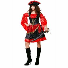 Costume per Adulti My Other Me Descarada Pirata Rosso Taglia  S 