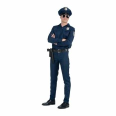 Costume per Adulti My Other Me Azzurro Poliziotto Taglia  3-4 Anni 