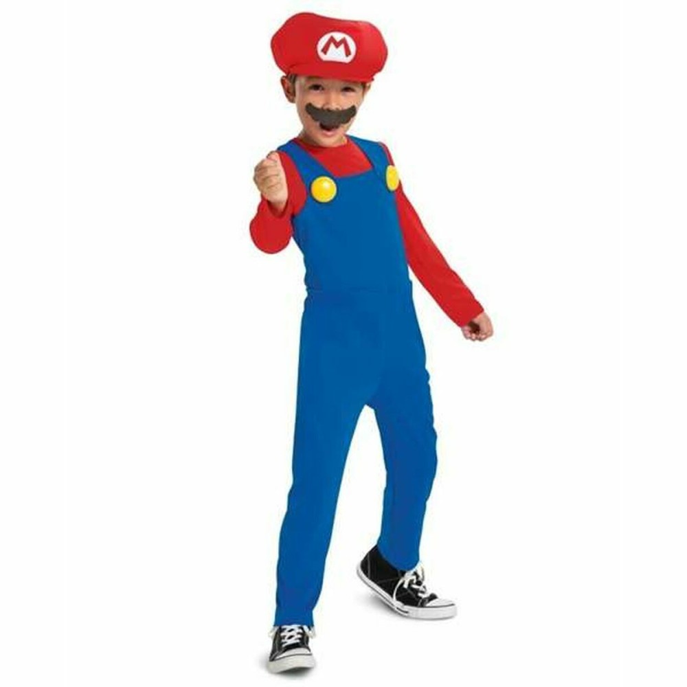 Costume per Bambini Nintendo Super Mario Taglia  3-4 Anni 