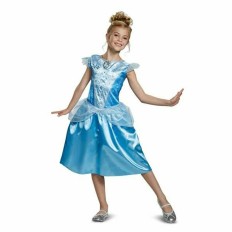 Costume per Bambini Disney Princess Azzurro Cenerentola Taglia  3-4 Anni 