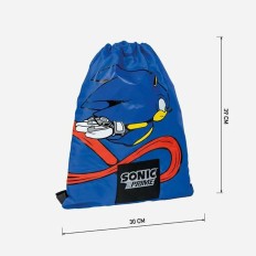 Zaino Scuola Sonic Blue 30 x 39 cm    