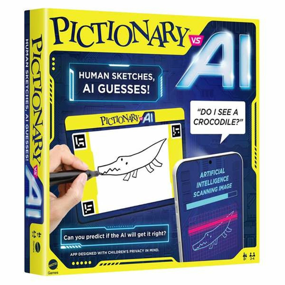 Gioco da Tavolo Mattel Pictionary vs IA    